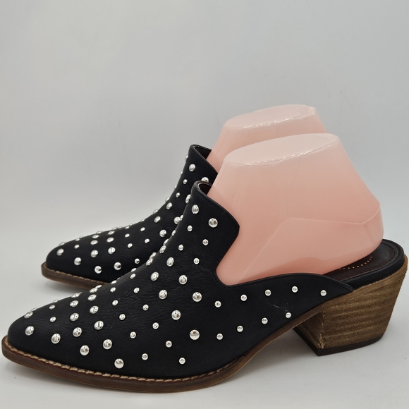 Arider girl Cara studded leather mules size 8 nwt - Picture 3 of 16
